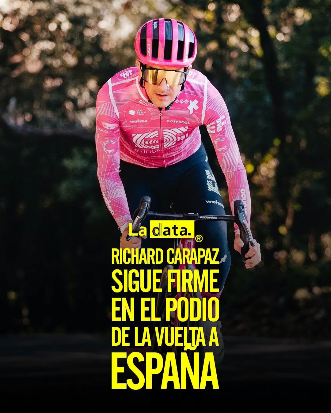 @ladataec👈 #LaData #TendenciaPolitica #RichardCarapaz #VuetaEspaña