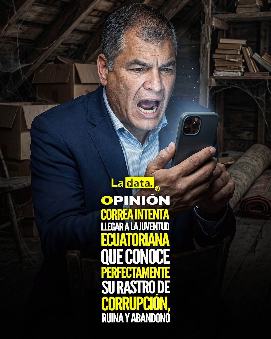 @ladataec 👈 ‎ ‎#ladata #TendenciaPolítica #RafaelCorrea #Manipulación