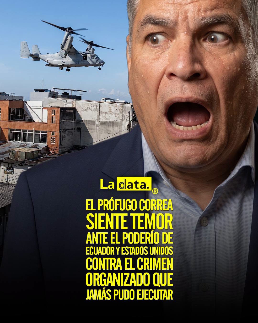 @ladataec 👈 ‎ ‎#ladata #TendenciaPolítica #RafaelCorrea #Mi3do