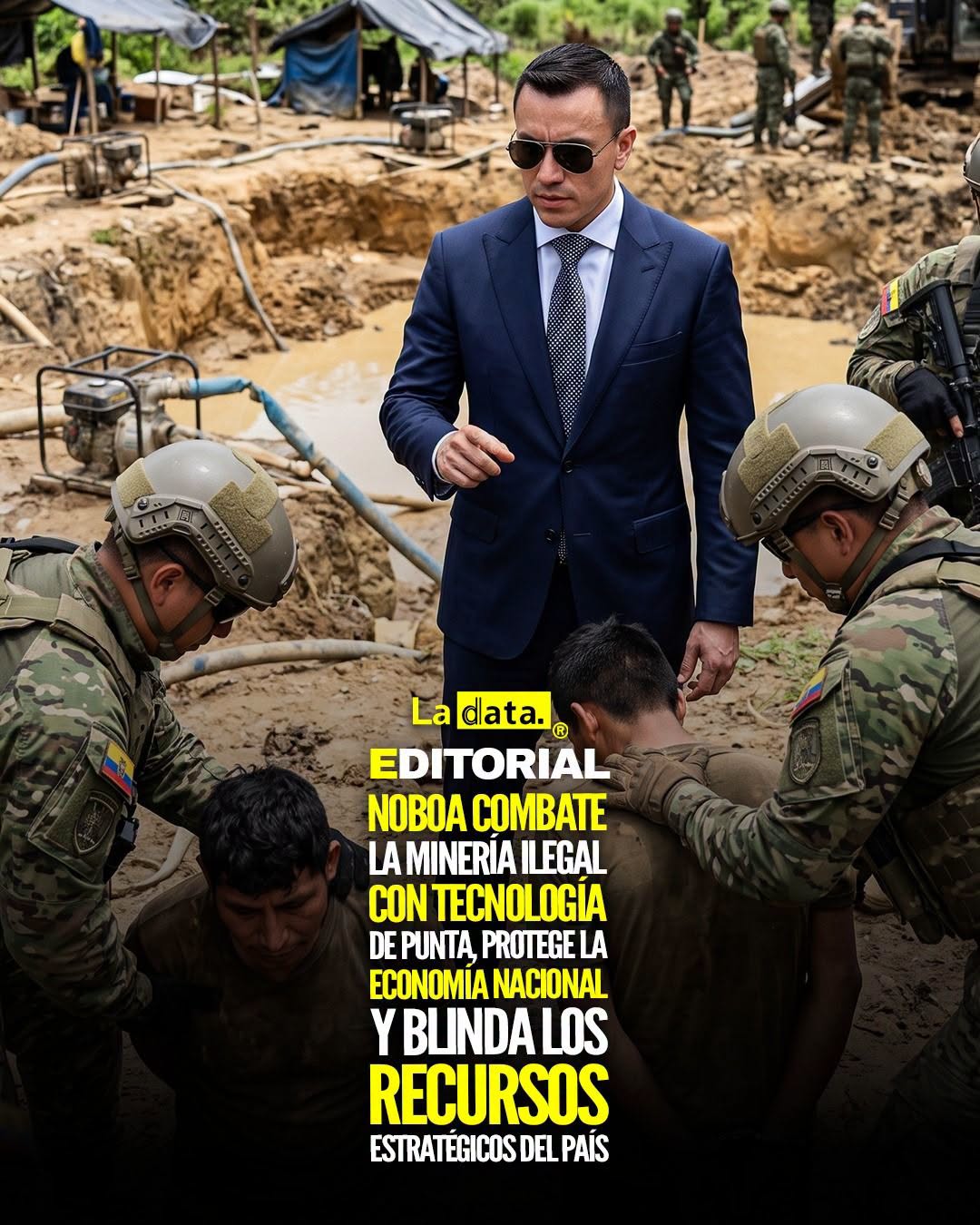 @ladataec 👈 ‎ ‎#ladata #TendneciaPolítica #DanielNoboa #Seguridad