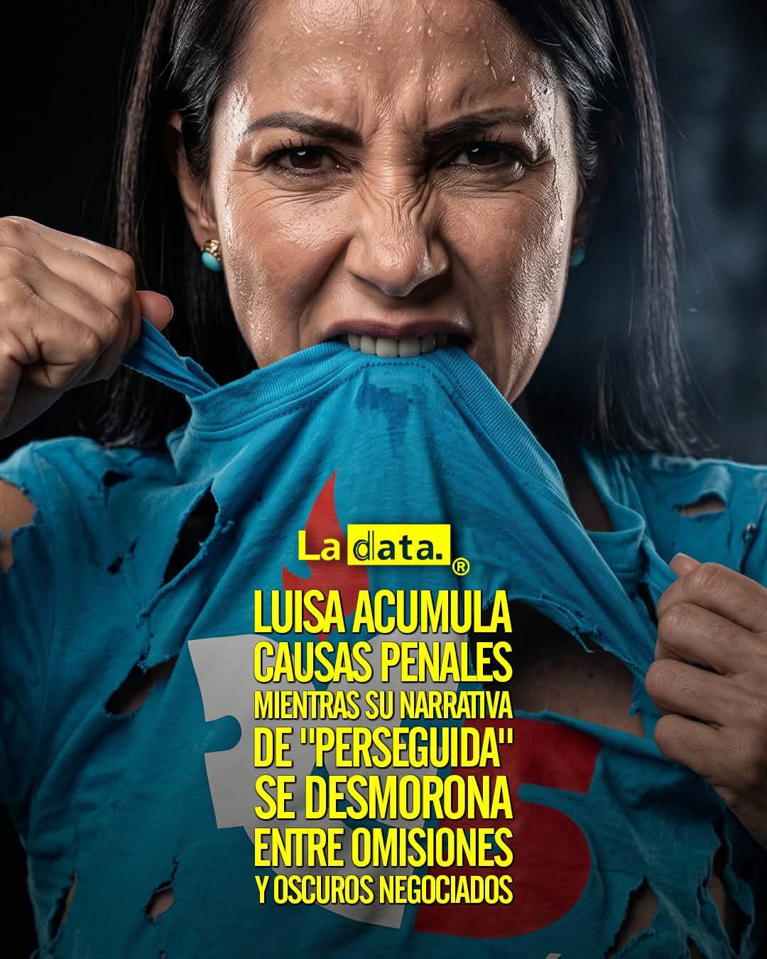 @ladataec 👈 ‎ ‎#ladata #TendenciaPolítica #LuisaGonzález #Fiscalía