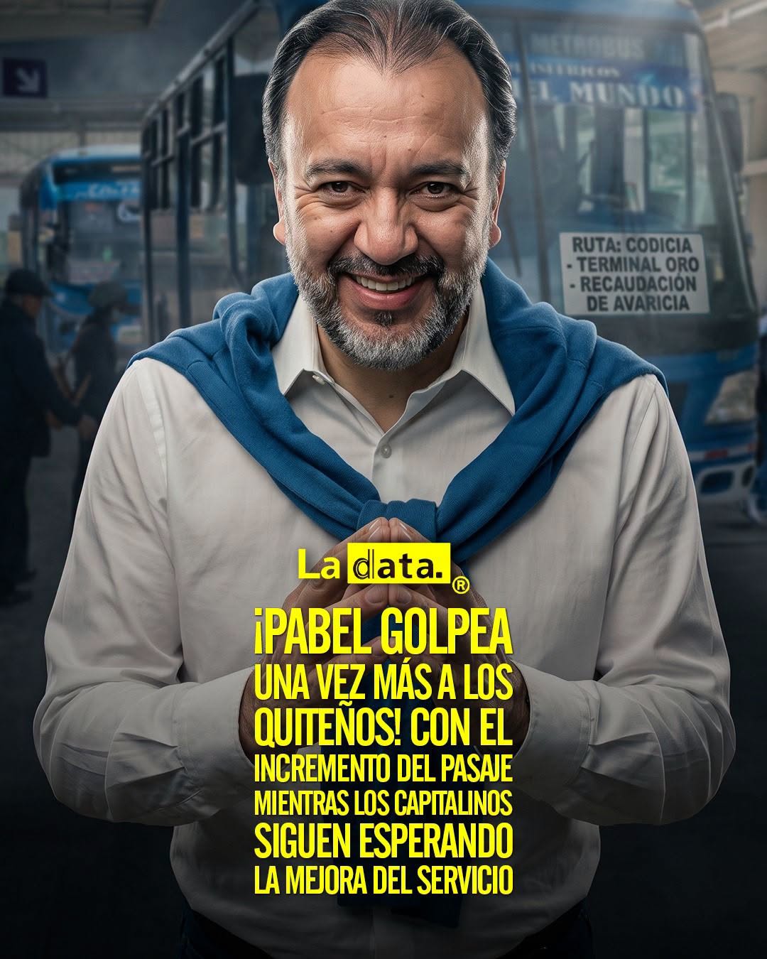 @ladataec 👈 ‎ ‎#ladata #TendenciaPolítica #PabelMuñoz #Quito