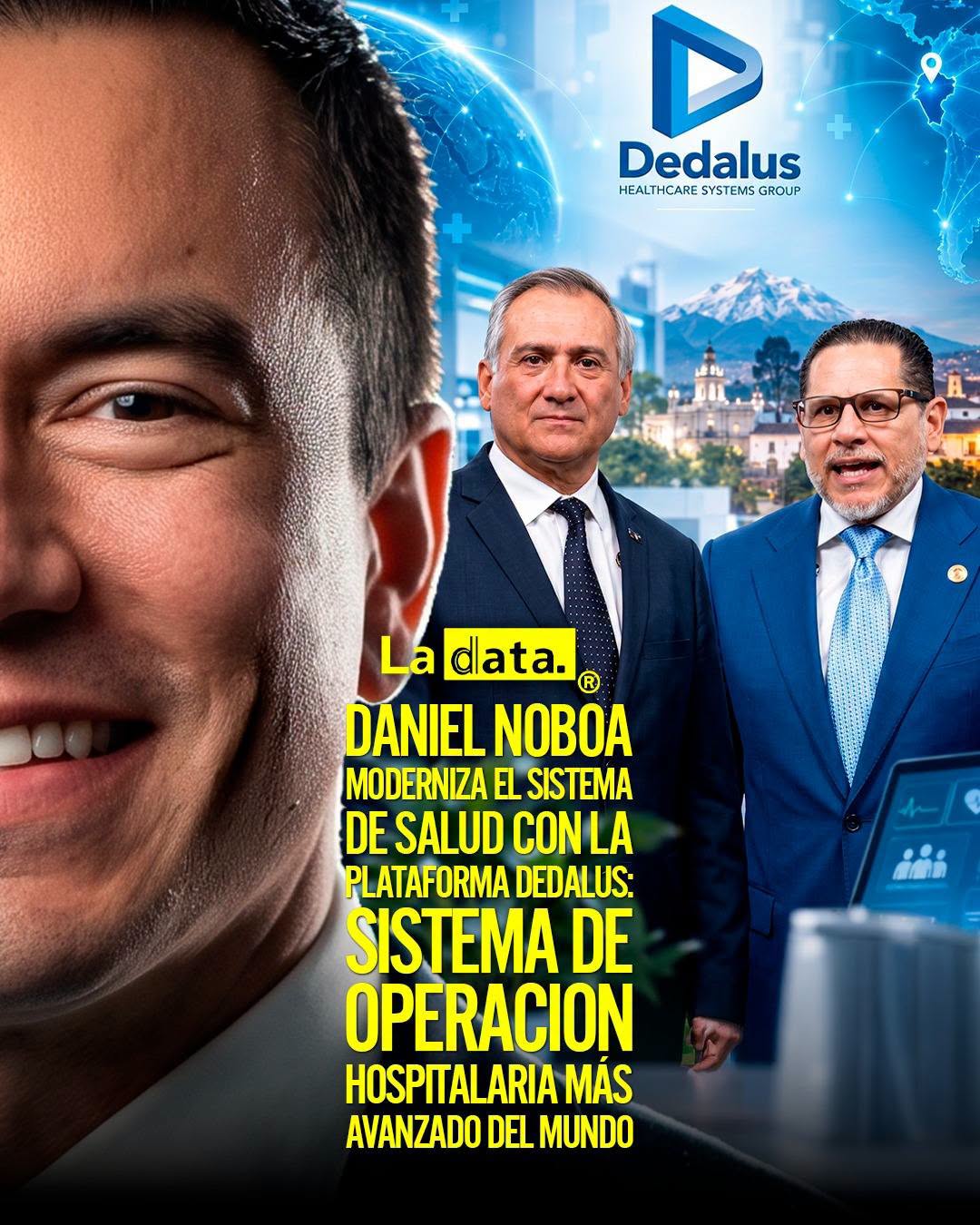 @ladataec👈 #LaData #TendenciaPolitica #DanielNoboa #Salud