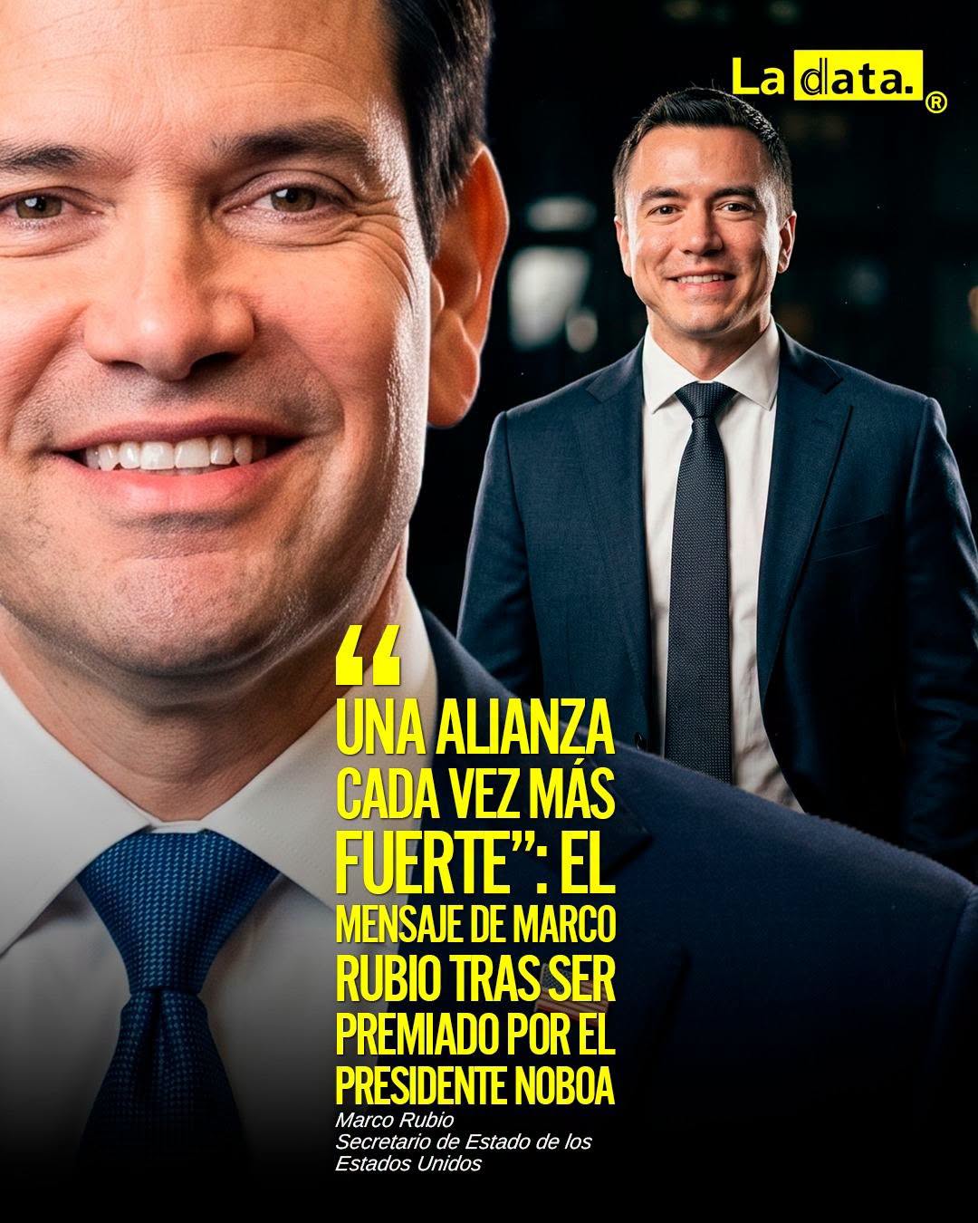 @ladataec👈 #ladata #TendenciaPolítica #RelacionesBilaterales #EEUU