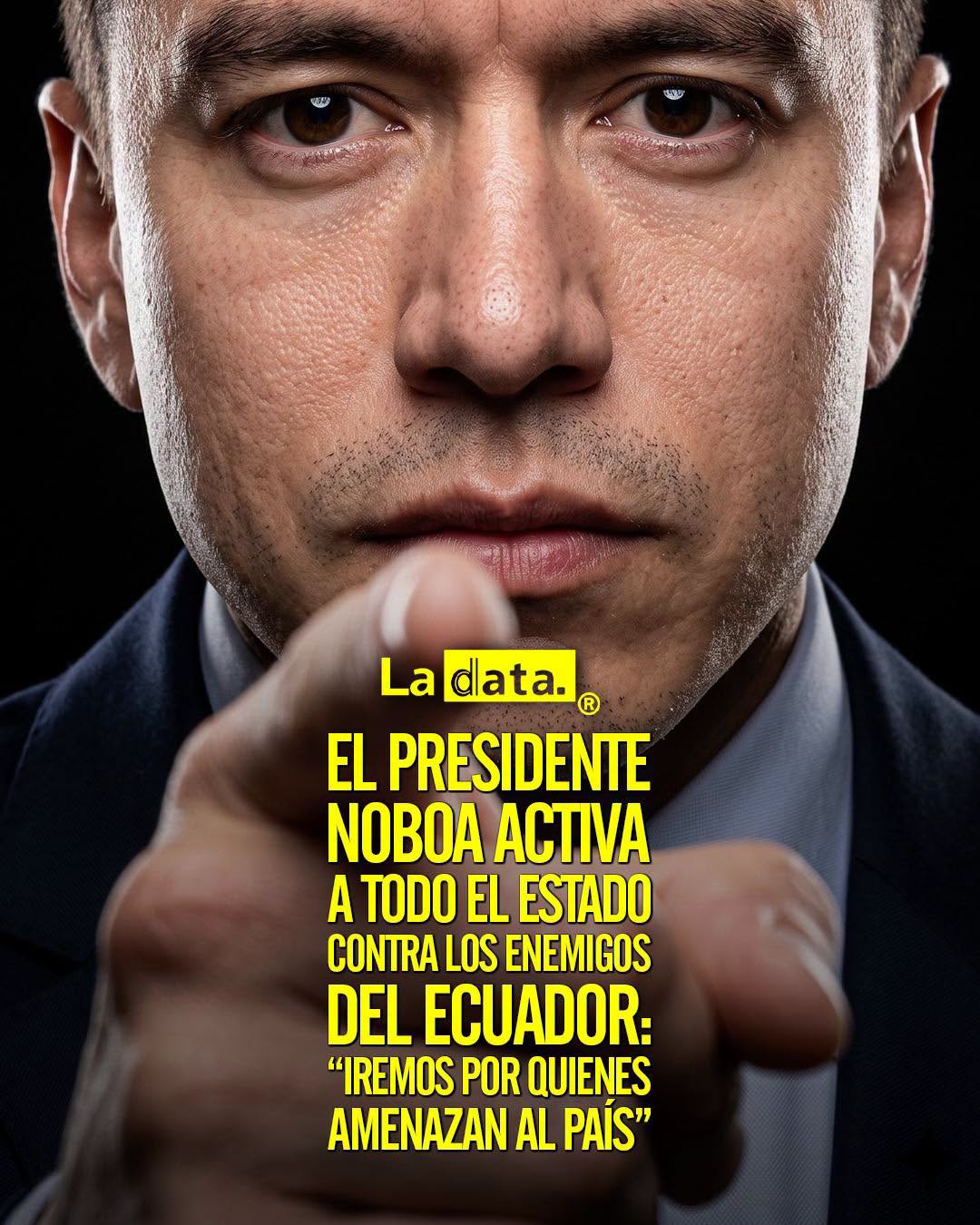 La Data 👈 #ladata #TendenciaPolítica #Seguridad #Noboa