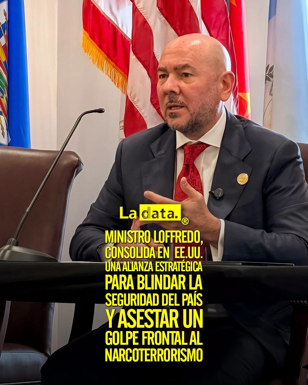@ladataec 👈 ‎ ‎#ladata #TendenciaPolítica #MinistroLoffredo #EstadosUnidos