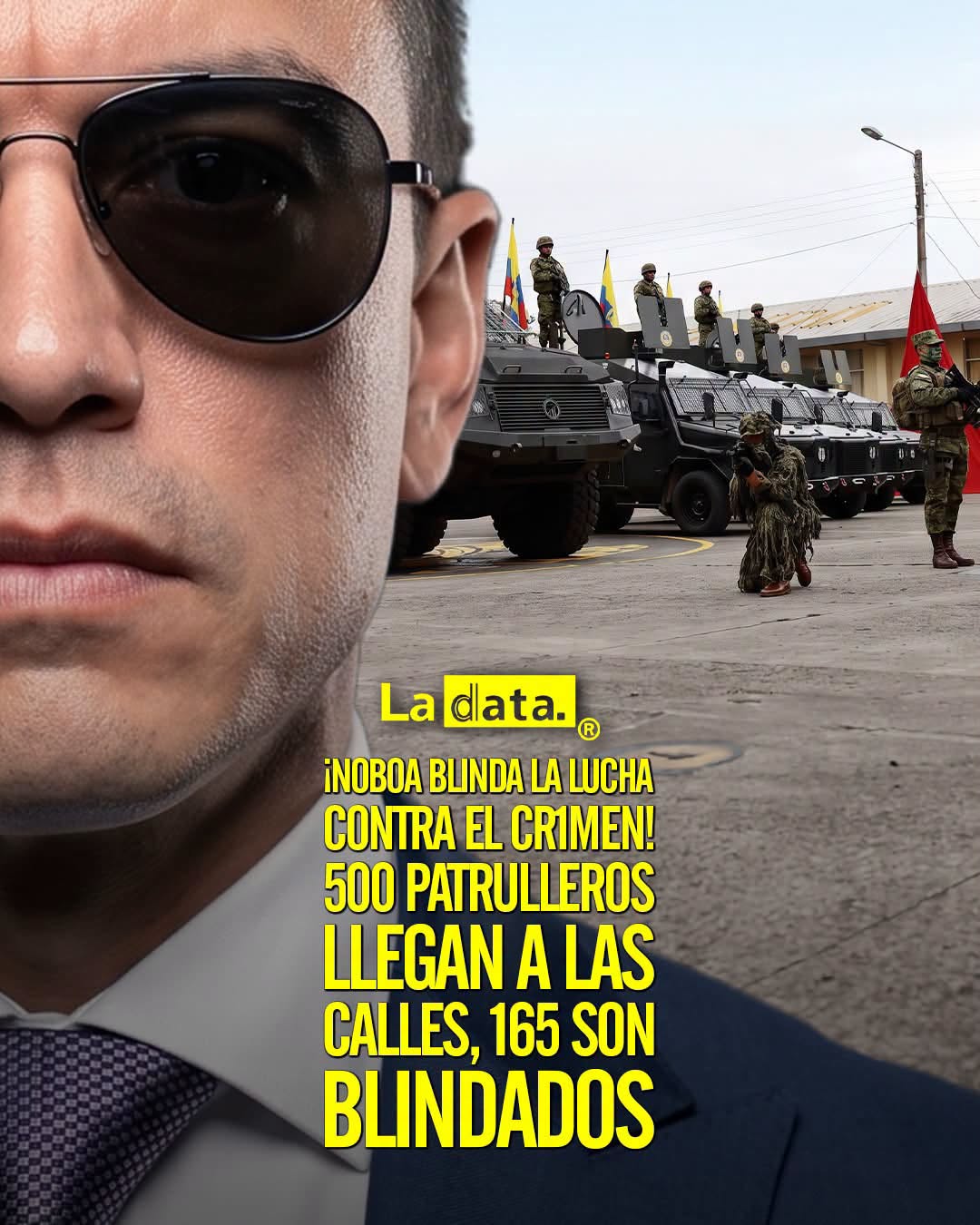 @ladataec👈 #ladata #TendenciaPolítica #DanielNoboa   #PolicíaNacional
