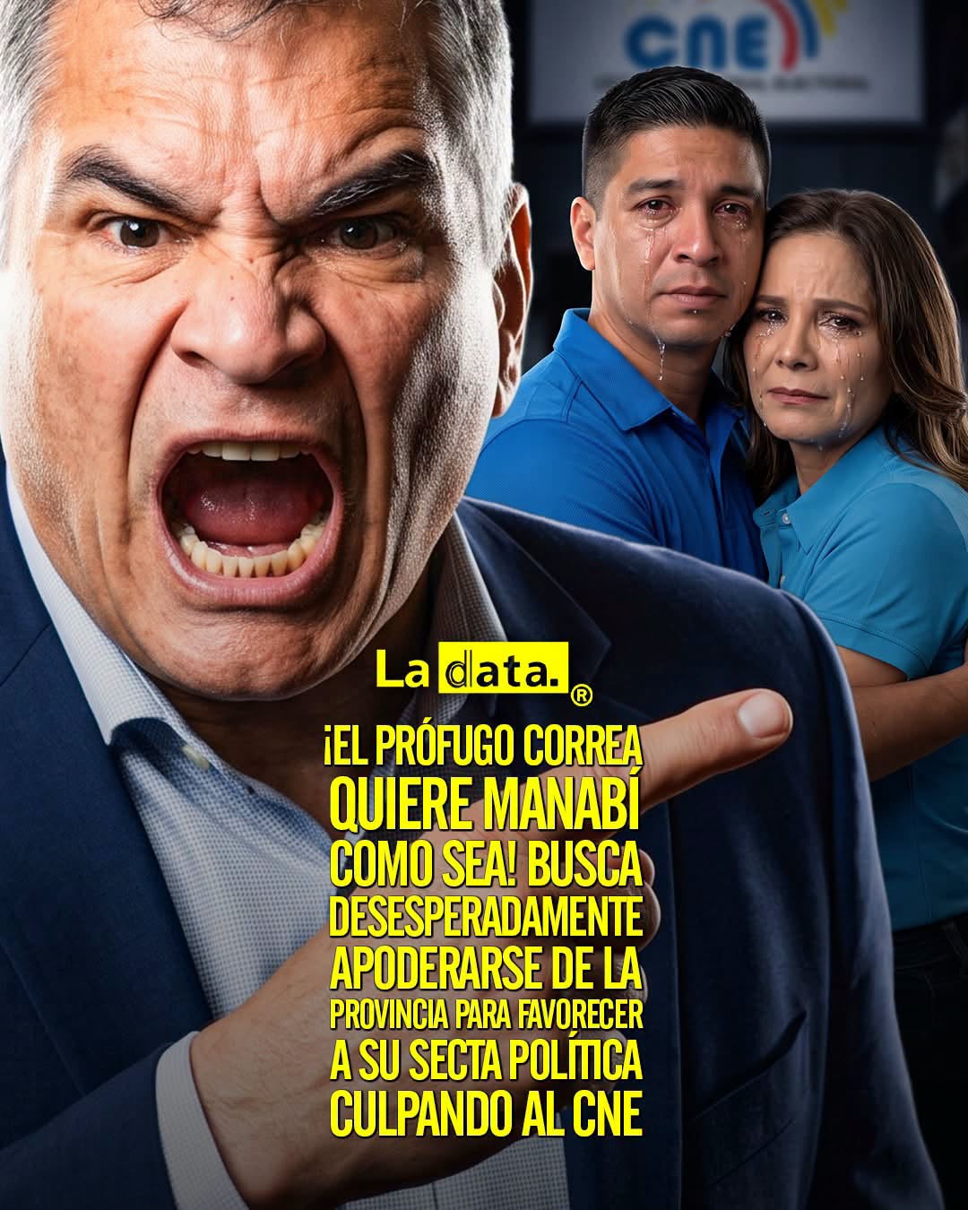 @ladataec 👈 ‎ ‎#ladata #TendenciaPolítica #RafaelCorrea #Manabí