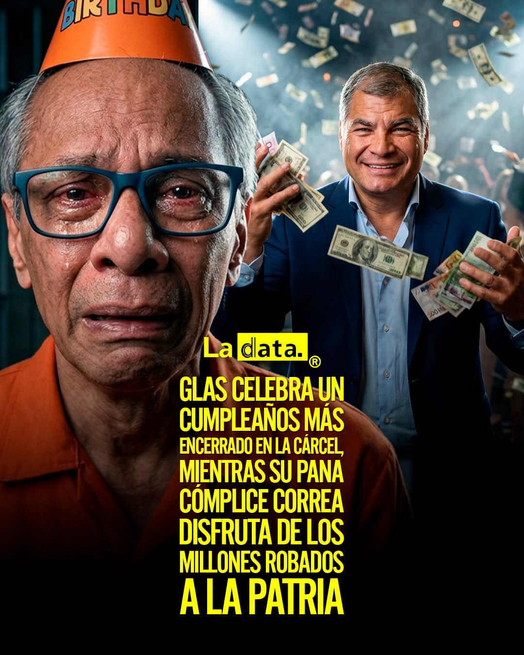 @ladataec👈 ‎ ‎#LaData #TendenciaPolítica #JorgeGlas #Cárcel
