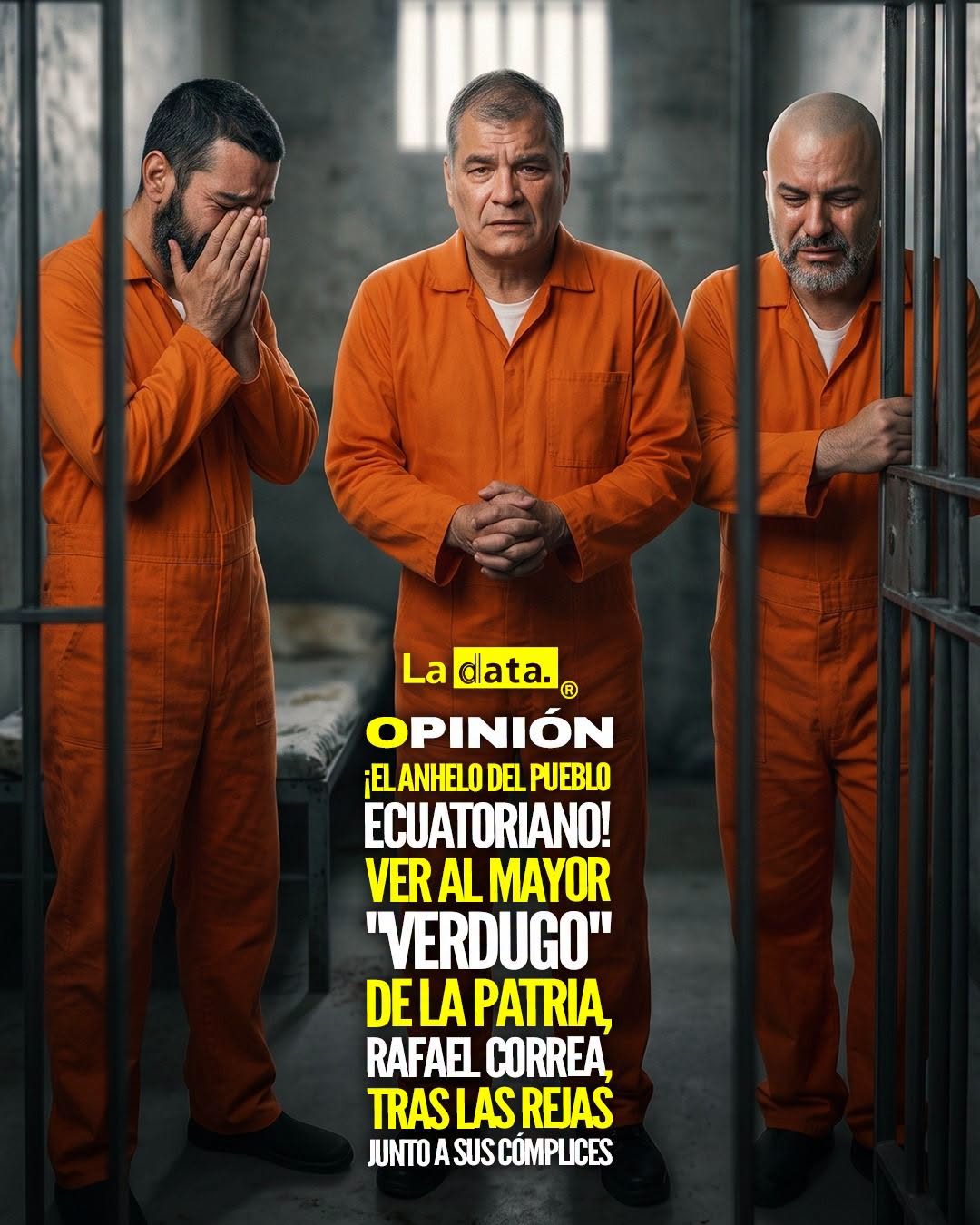 @ladataec 👈 ‎ ‎#ladata #TendenciaPolítica #RafaelCorrea ‎#Cárcel