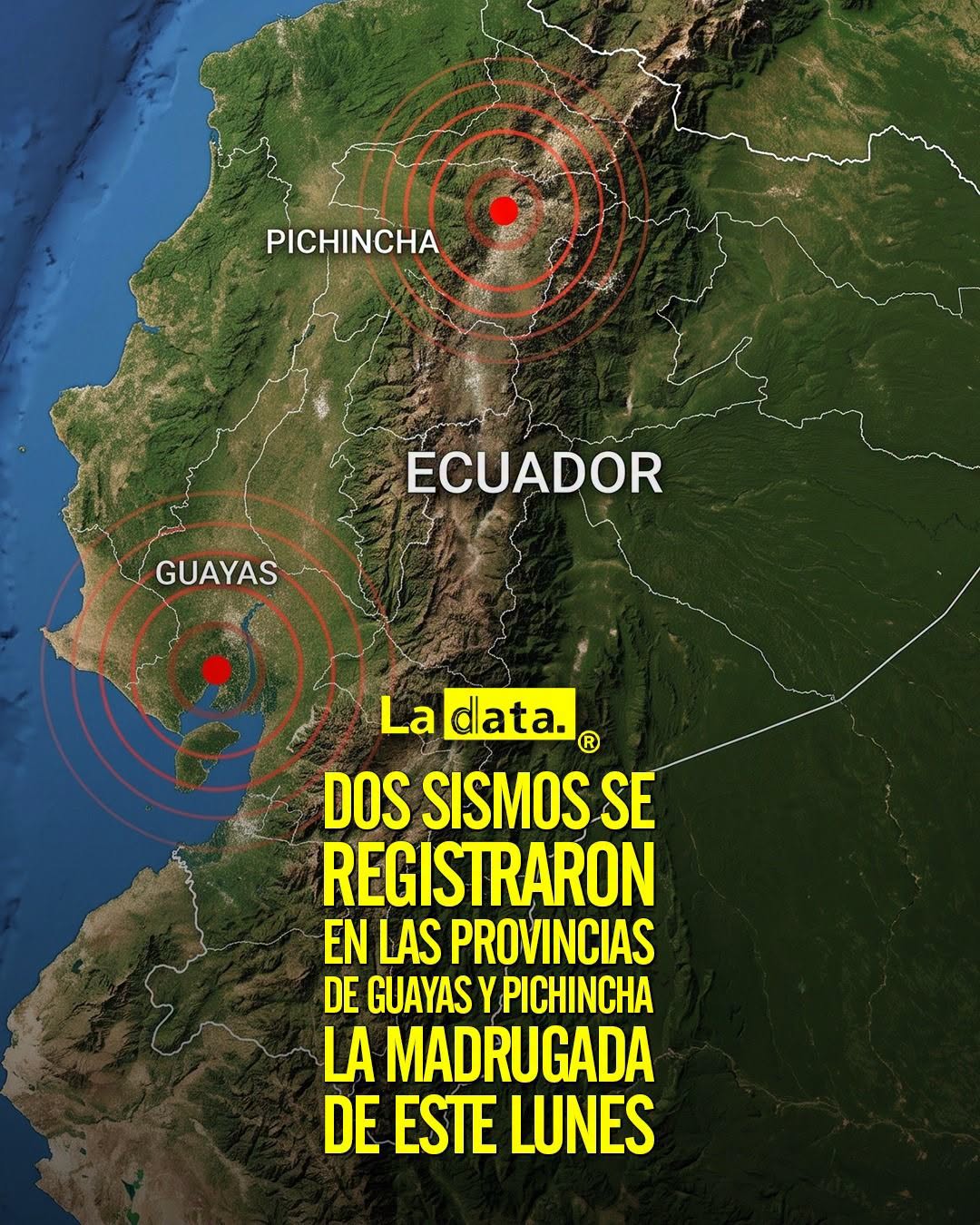 @ladataec 👈 ‎ ‎#ladata #TendenciaPolítica #Sismos #Ecuador