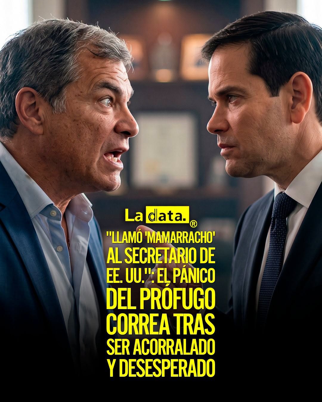 @ladataec👈 #ladata #TendenciaPolítica #Profugo #RafaelCorrea