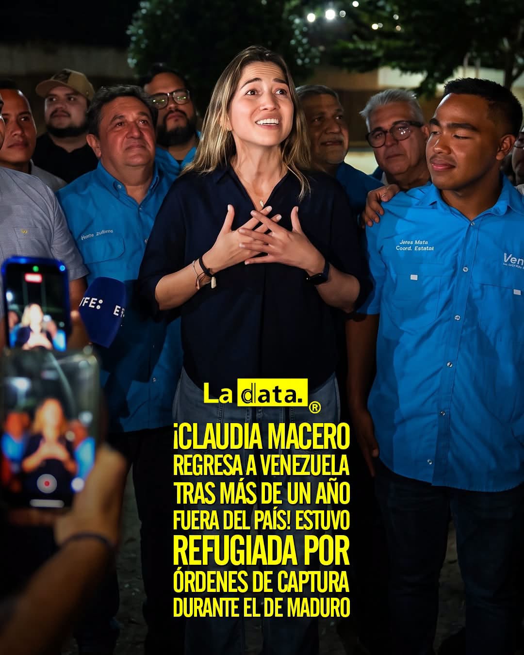 @ladataec👈 #LaData #TendenciaPolitica #Venezuela #MariaCorinaMachado #ClaudiaMacero