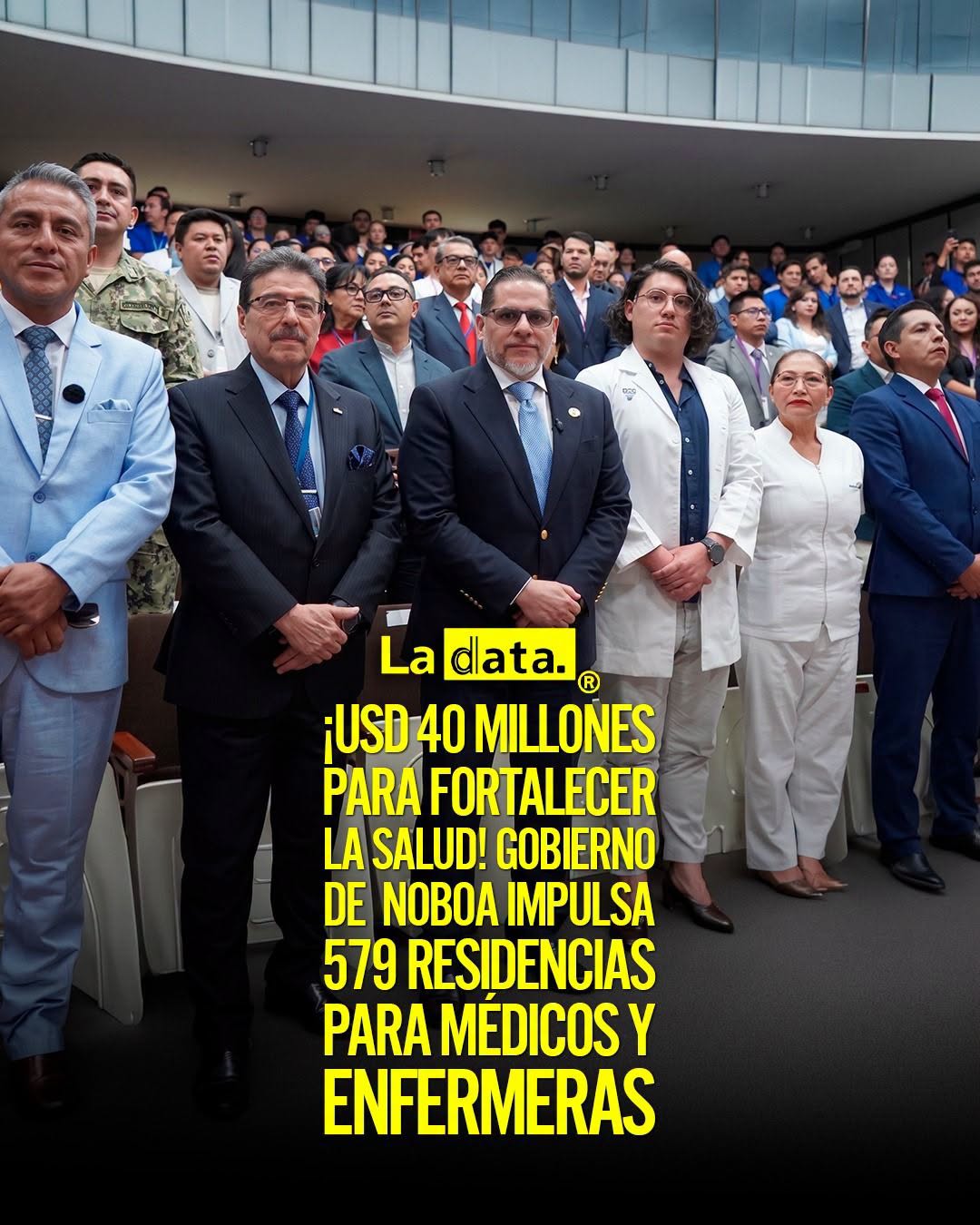 @ladataec👈 #LaData #TendenciaPolitica #DanielNoboa #Salud