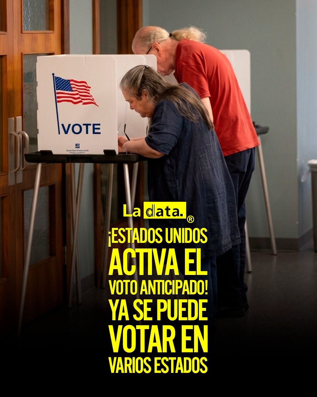 @ladataec👈 #LaData #TendenciaPolitica #EstadosUnidos #Elecciones #VotoAnticipado