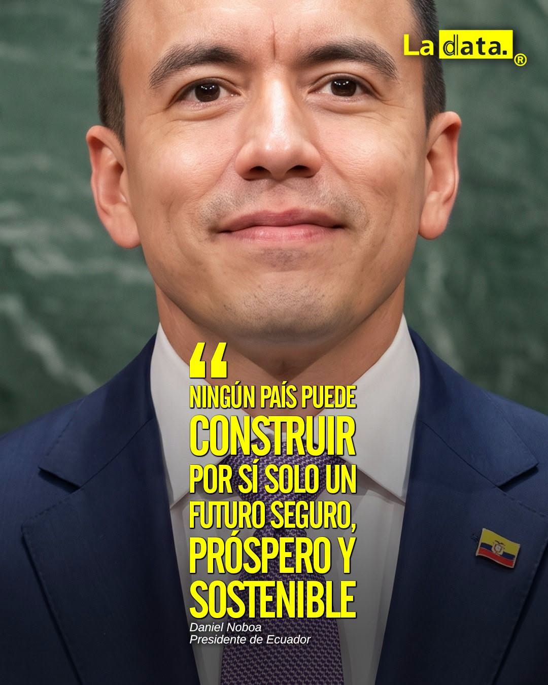 @ladataec👈 #ladata #TendenciaPolítica #DanielNoboa  #CooperaciónInternacional