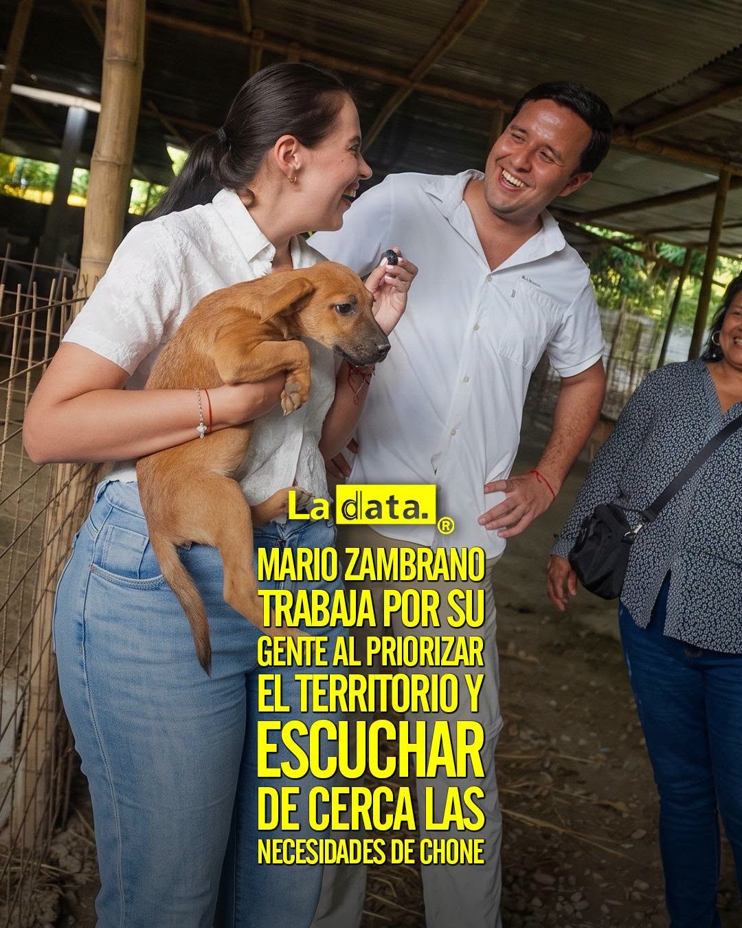 @ladataec 👈 ‎ ‎#ladata #TendenciaPolítica #MarioZambrano #Chone