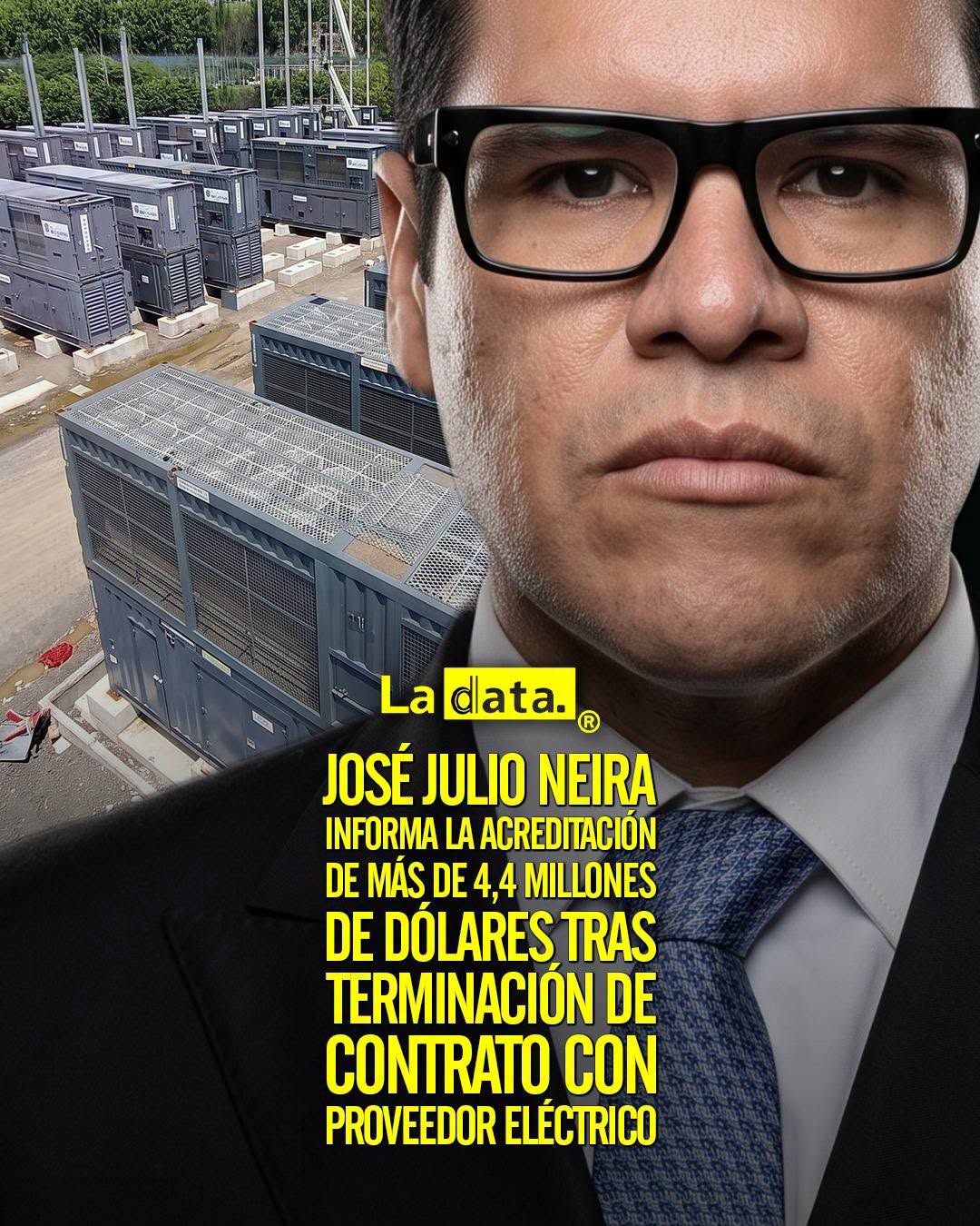 @ladataec 👈 ‎ ‎#ladata #TendenciaPolítica #DanielNoboa #JoséJulioNeira