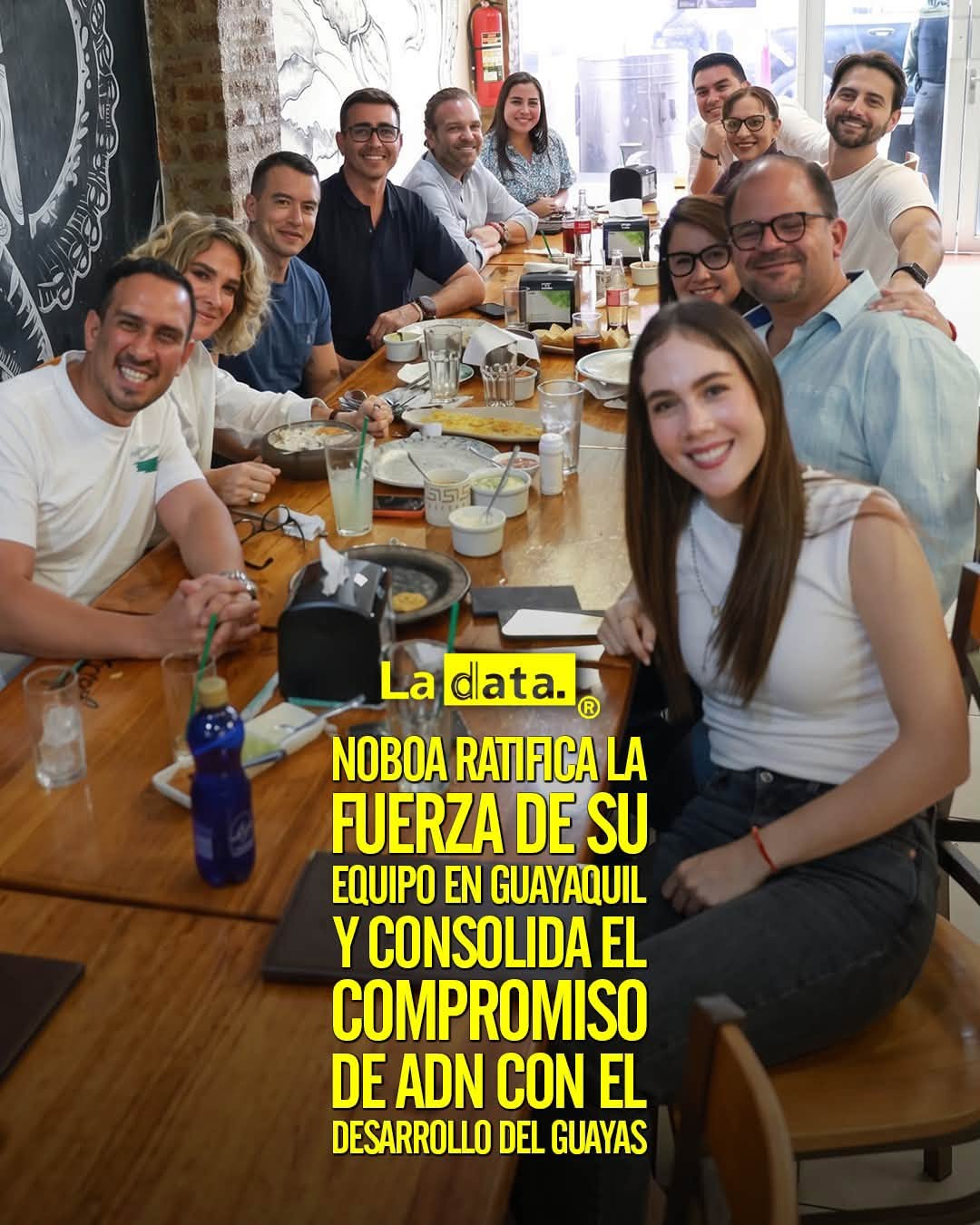 @ladataec 👈 ‎ ‎#ladata #TendenciaPolítica #DanielNoboa #Guayaquil