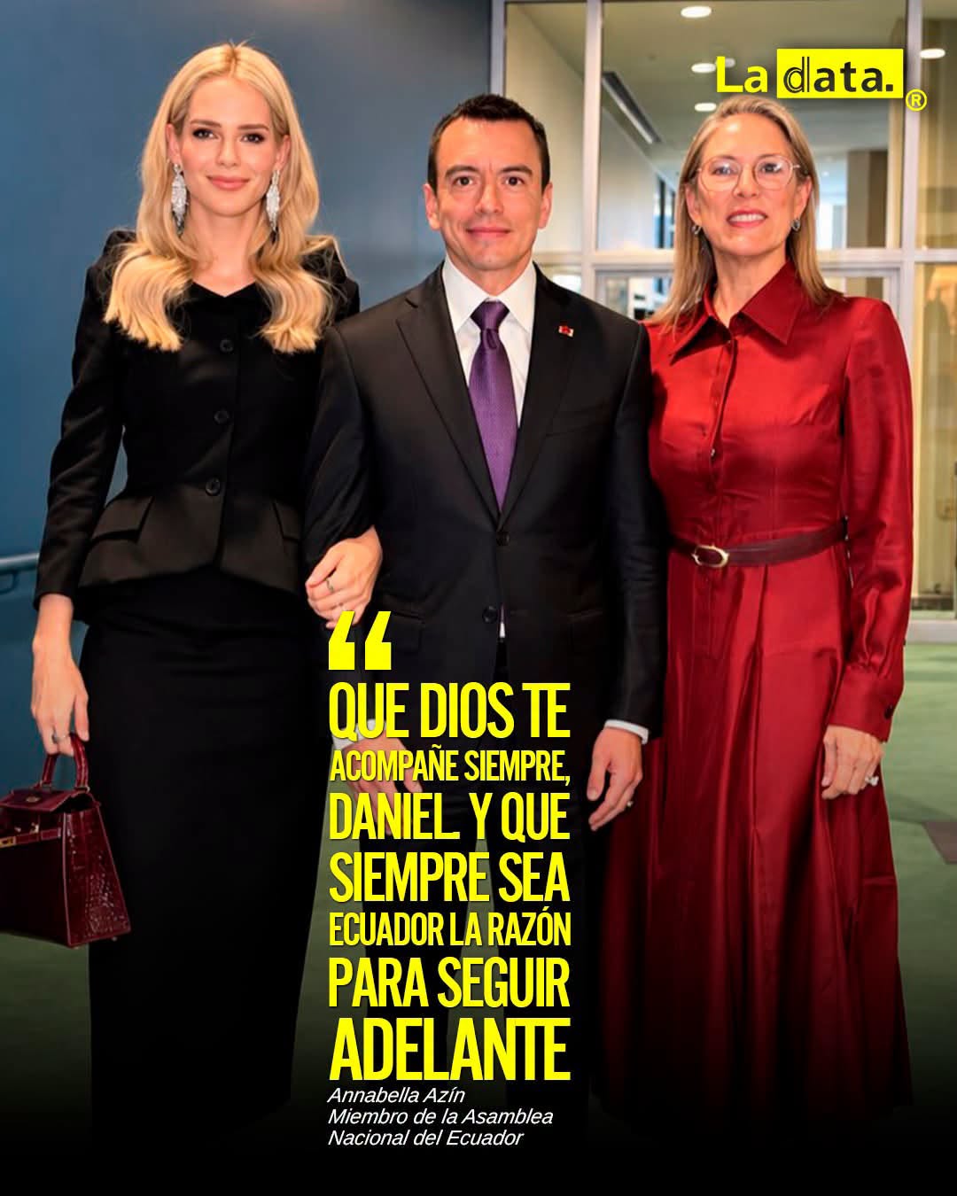 @ladataec👈 #LaData #TendenciaPolitica #DanielNoboa #ONU