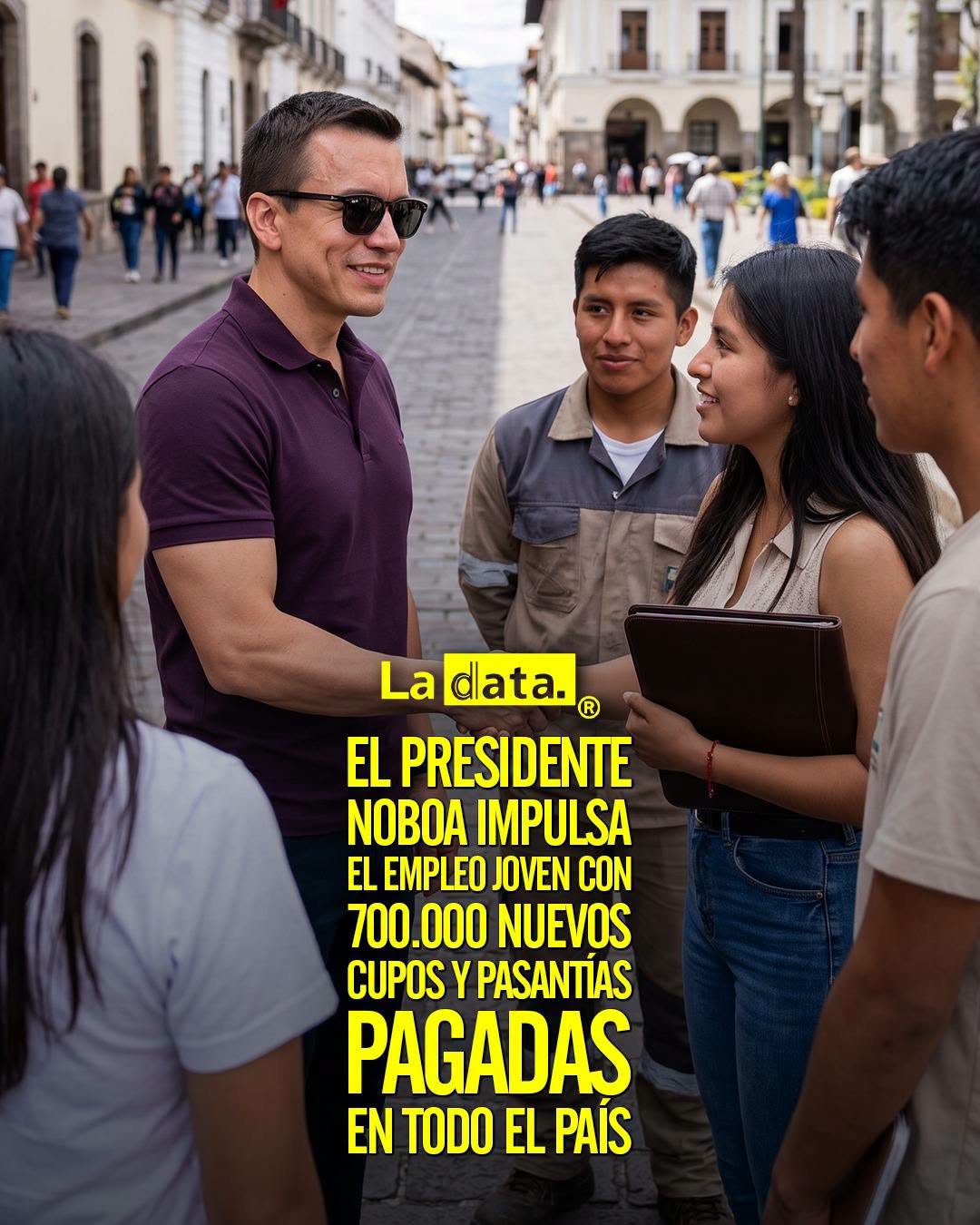 👈 #ladata #TendenciaPolítica #DanielNoboa #JóvenesEnAcción
