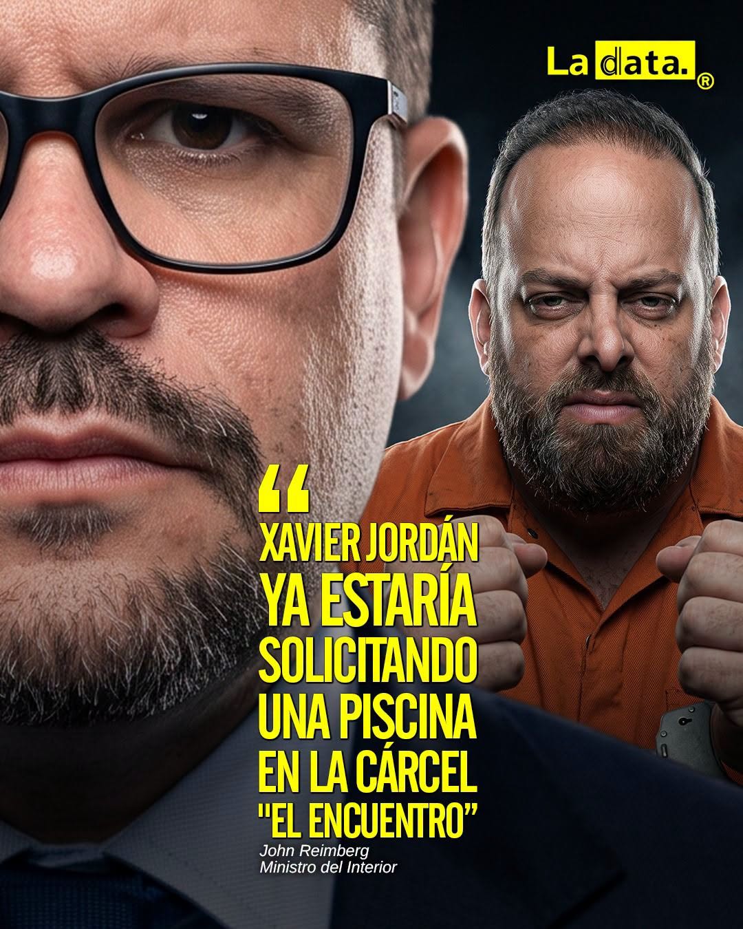 @ladataec 👈 ‎ ‎#ladata #TendenciaPolítica #MinistroReimberg #XavierJordán