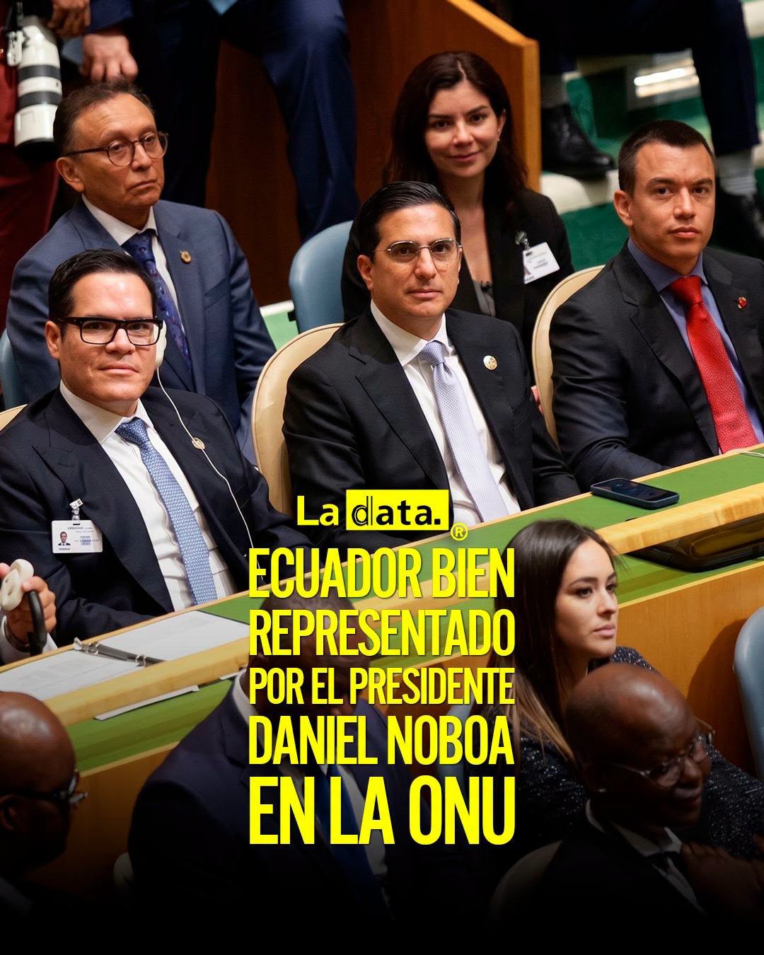 @ladataec👈 ¡Ecuador se fortalece y su voz suena fuerte en el mundo!  #ladata #TendenciaPolítica #ONU #Ecuador