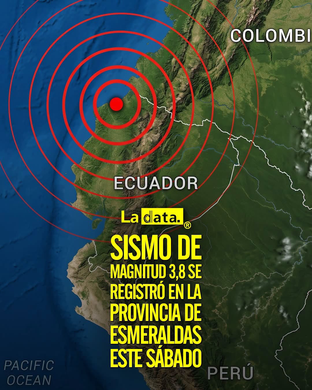 @ladataec 👈 ‎ ‎#ladata #TendenciaPolítica #Sismo #Esmeraldas