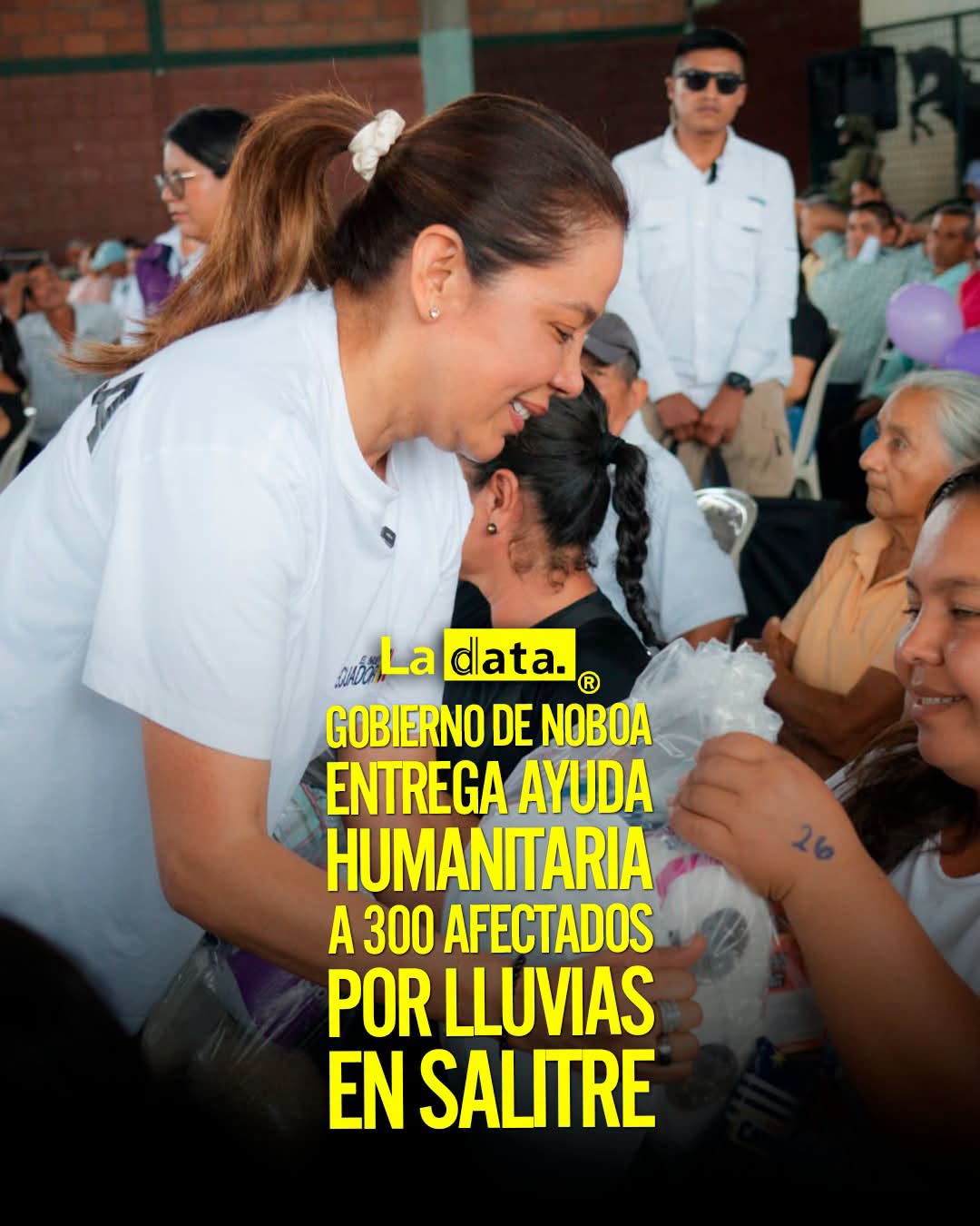 @ladataec👈 #LaData #TendenciaPolitica #ElNiño #AyudaSocial